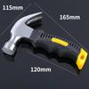 Multifunctional Mini Claw Hammer with Nail Puller & Car Escape Tool