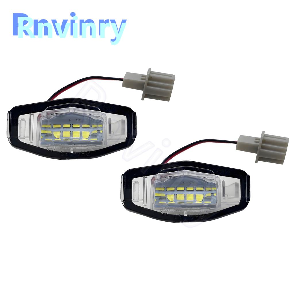 LED License Number Plate Light White For Honda Civic 01-15 Accord 4D 03-17 Odyssey 00-04 Pilot 03-08 Acura MDX RL TSX RDX TL ILX