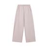 Comfortable Knitted Mid-Stretch Casual Pants Women Bottoms White F11W623602F-PK