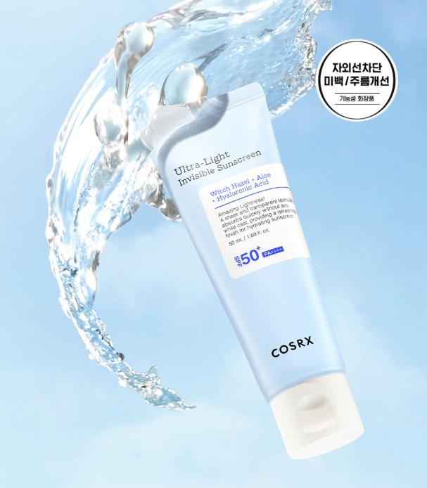 COSRX Ultra-Light Invisible Sunscreen SPF50+ PA++++ 50ml
