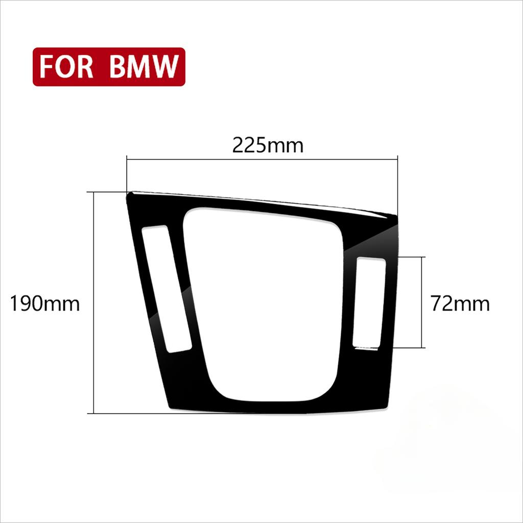 Suitable for BMW 3Series E46 Central Control Panel Piano Black Car Modification Decoration Bright Black Car Interior Accessories