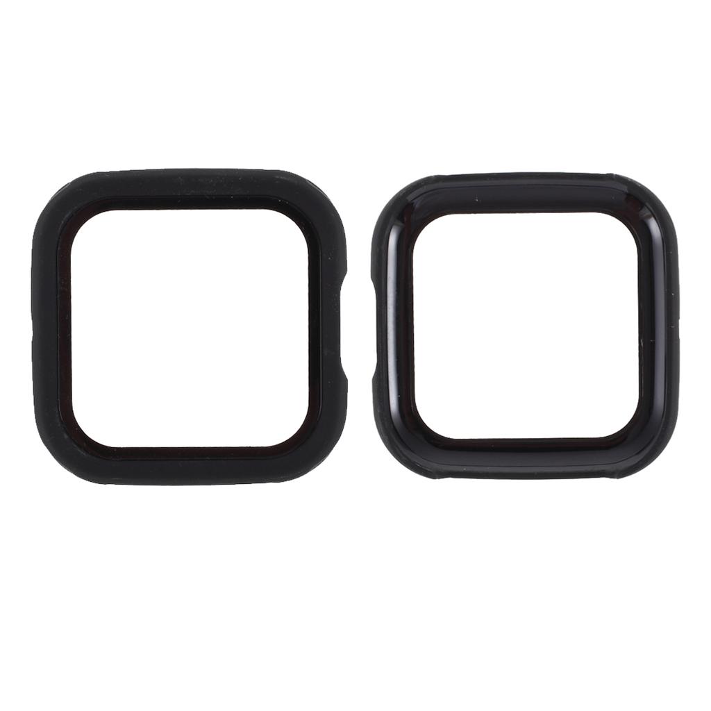 Electroplating PC Frame Tempered Glass Protector Cover for Fitbit Versa 2