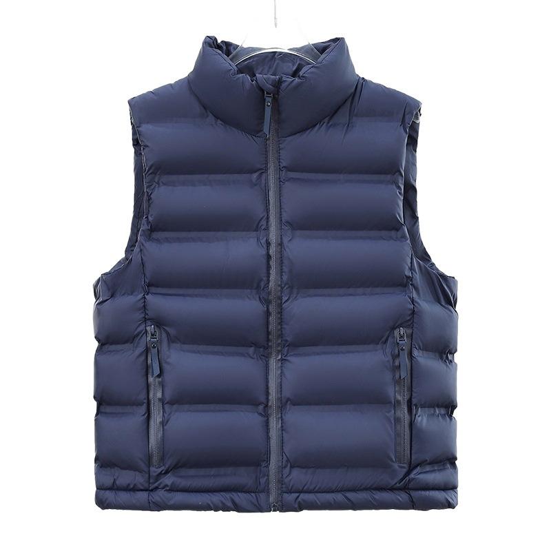 Hot-selling stand-up collar, pressed glue and locked velvet vest for women, sleeveless cotton vest, multi-color supply stall.