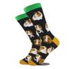AB Happy Cotton Funny Socks Men Beer Panda Duck Crazy Design Sokken Unisex Novelty Plant Piano Crew Skateboard Calcetines Hombre