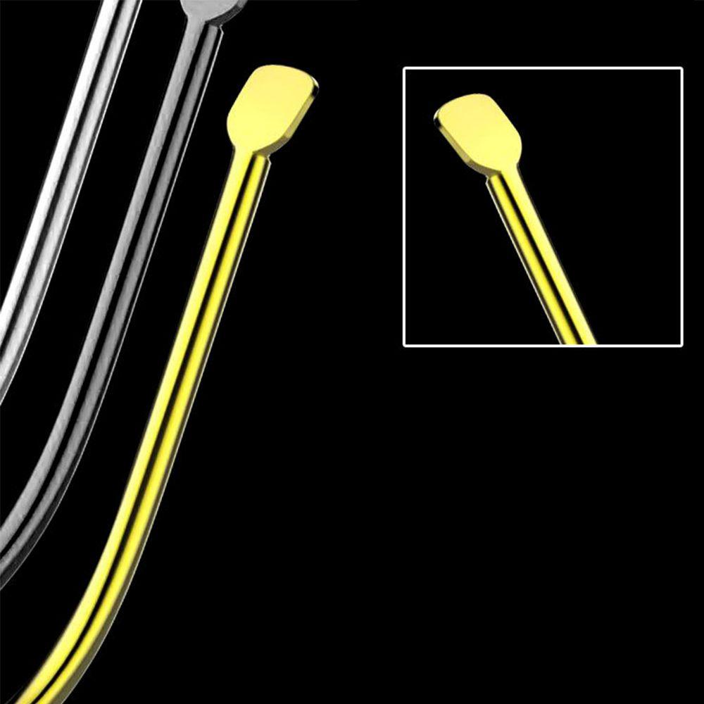 500pcs Black New Kanto Fishing Tackle No Barbs Fishing Gear Fishing Hook High Carbon Steel