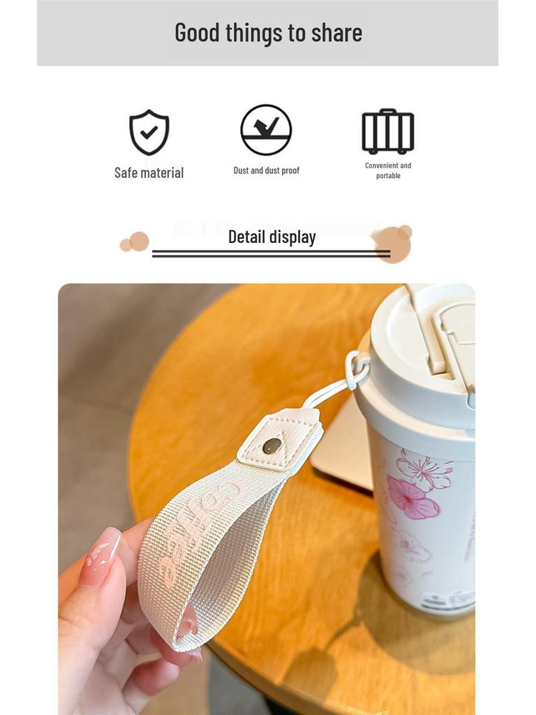 316 Stainless Steel Insulated Coffee Cup with Straw for Men, Women, and Students