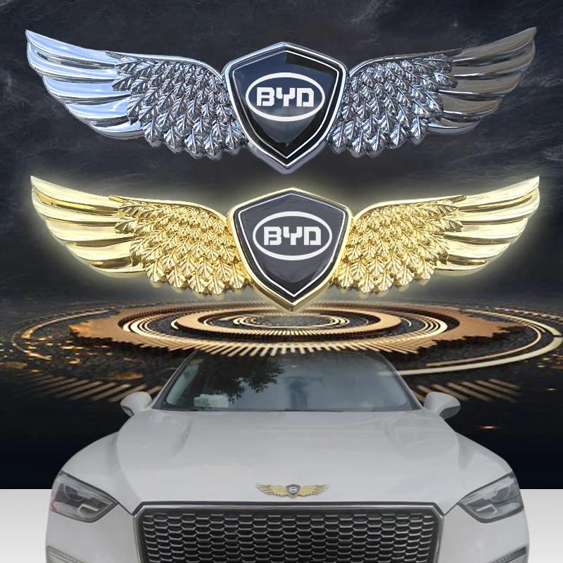 Car Body Badge Sticker Front Hood Emblem for BYD Qin Han Tang Pro E2 E3 E9 D1 Frigate 07 Dolphin Sea Lion Seal Landing Craft