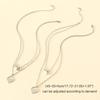 Mother's Day Parent-child Necklaces European American Creative Stainless Steel Heart-shaped Letter Personality Neckl