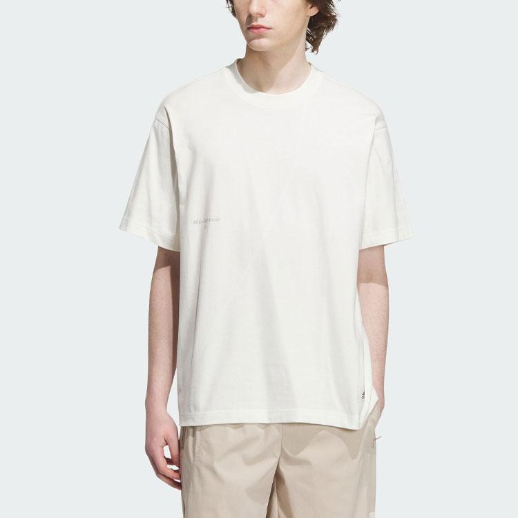 Adidas Sportswear Lounge Graphic Tee Unisex Tops Han-Jade-White IP4979