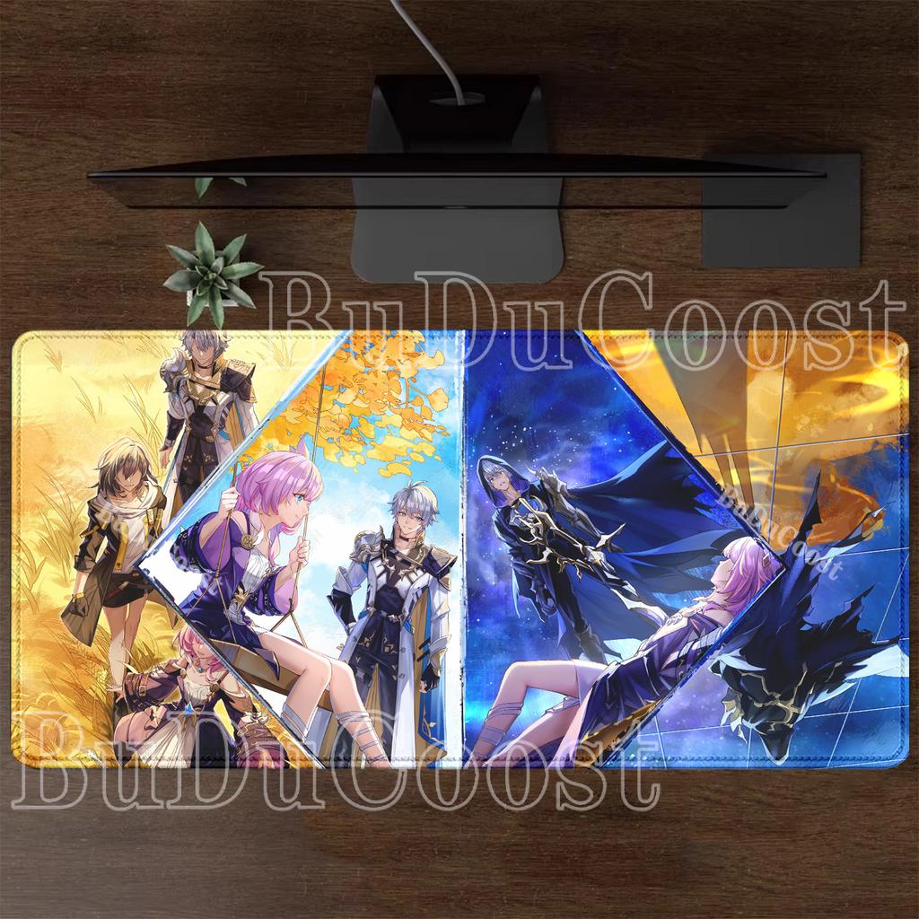 PC Gaming Mousepad HSR Phainon Honkai Star Rail HD Printing Computer Mouse Pad Office Accessorie Larger Keyboard Rubber Desk Mat