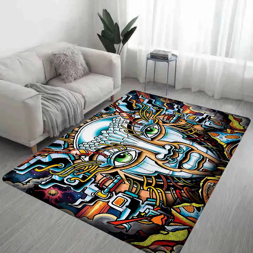 Sublime Band Floor Mat Rectangle Anti-slip Home Soft Badmat Front Door Indoor Outdoor Mat el Decor Mat