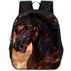 Durable Large Capacity 15-inch Oxford Cloth School Backpack For Kids Unisex