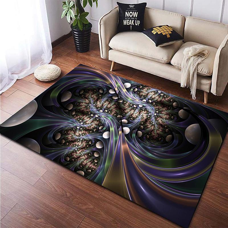 Colorful Magical Fantasy Abstract Art Printed Carpet for Living RoomHome Decoration Mats Boho Rugs Dropshipping Outdoor Rugs
