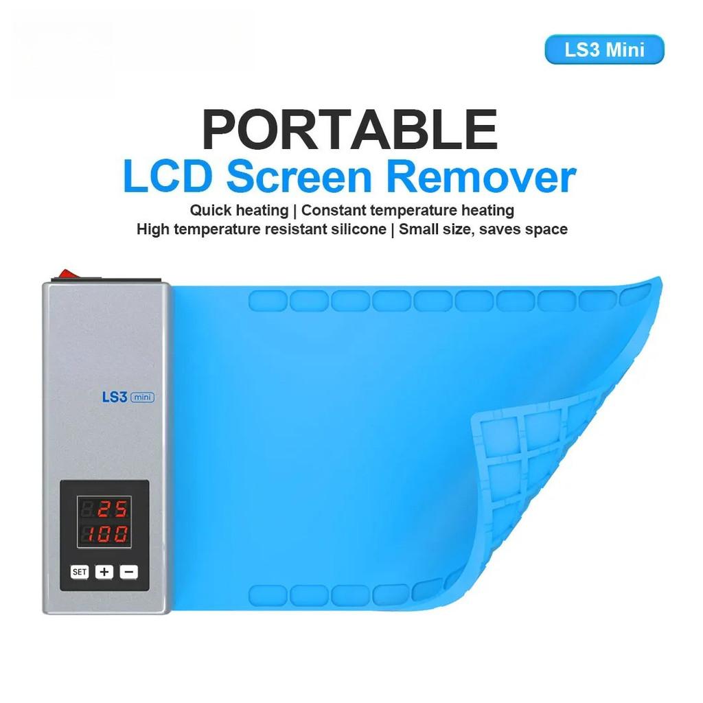 LS3-Mini LCD Screen Separator Portable Heating Table Separation Pad Mobile Phone and Tablet Repair Screen Disassembly Tool