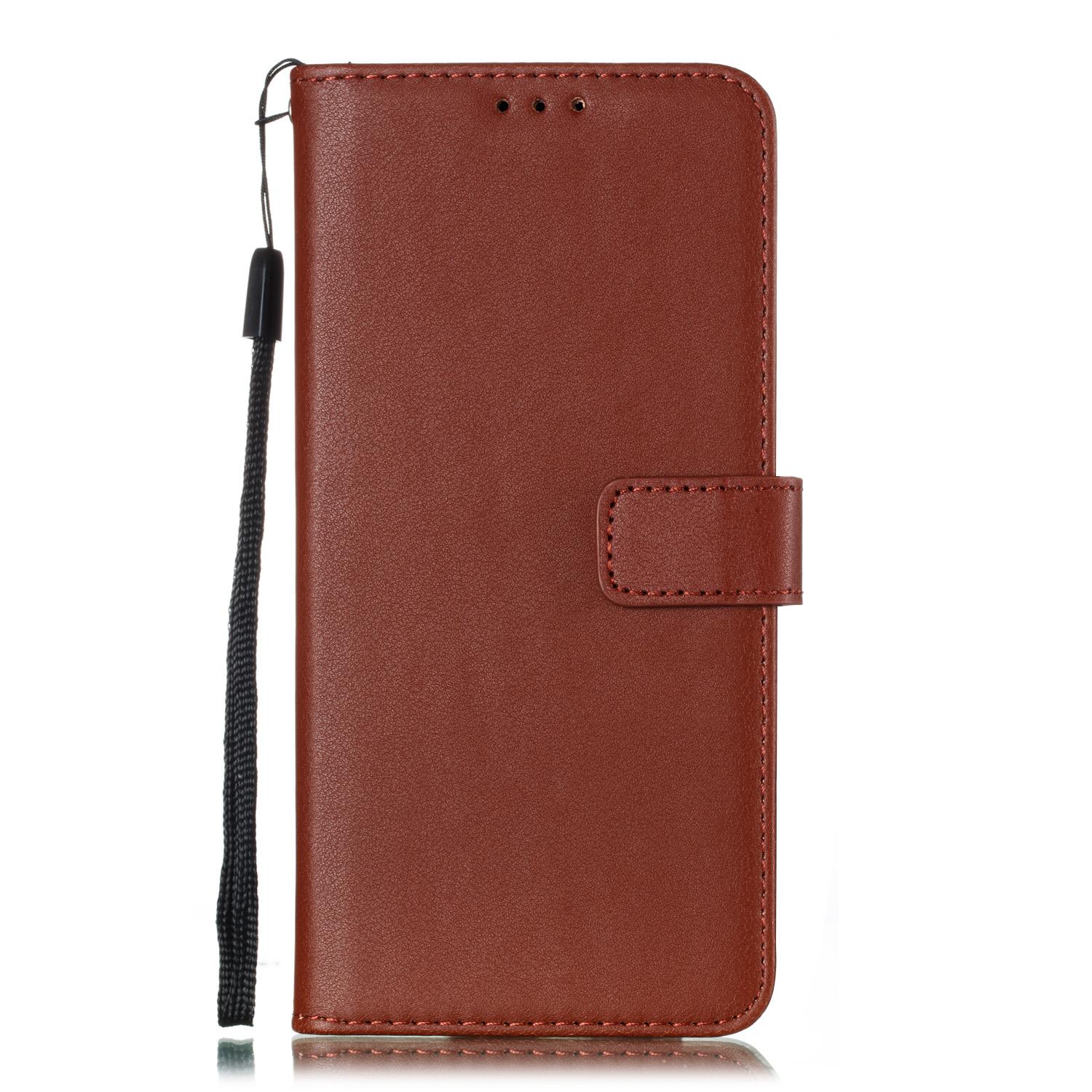 

Флип кожаный чехол-кошелек для Samsung Galaxy J2 J3 J4 J6 J7 2018 J5 2016 2017 Prime Plus A01 A12 A13 A33 A53 A32 A21S Funda For Galaxy A53 5G&Case & Strap темно-коричневого