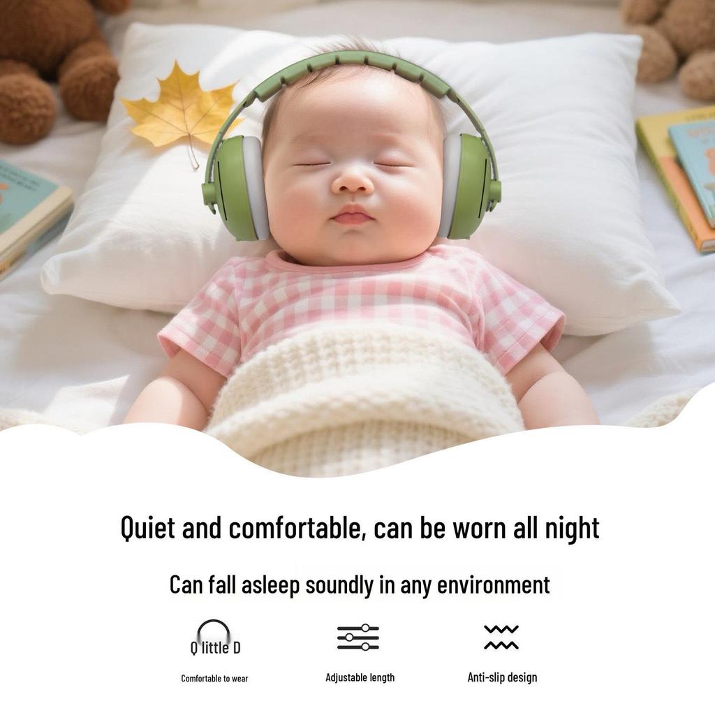 Baby Noise-Canceling Soundproof Earmuffs for Sleep, Fireworks, Airplane, and Concert Hearing Protection