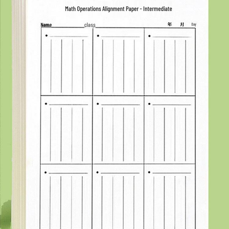 Elementary Math Scratch Paper for Students – Standard Vertical Alignment 20 Sheets