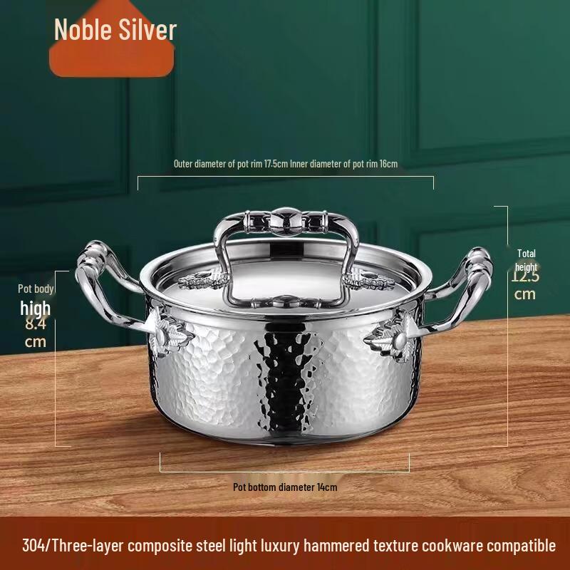 OEING Stainless Steel Personal Hot Pot Single