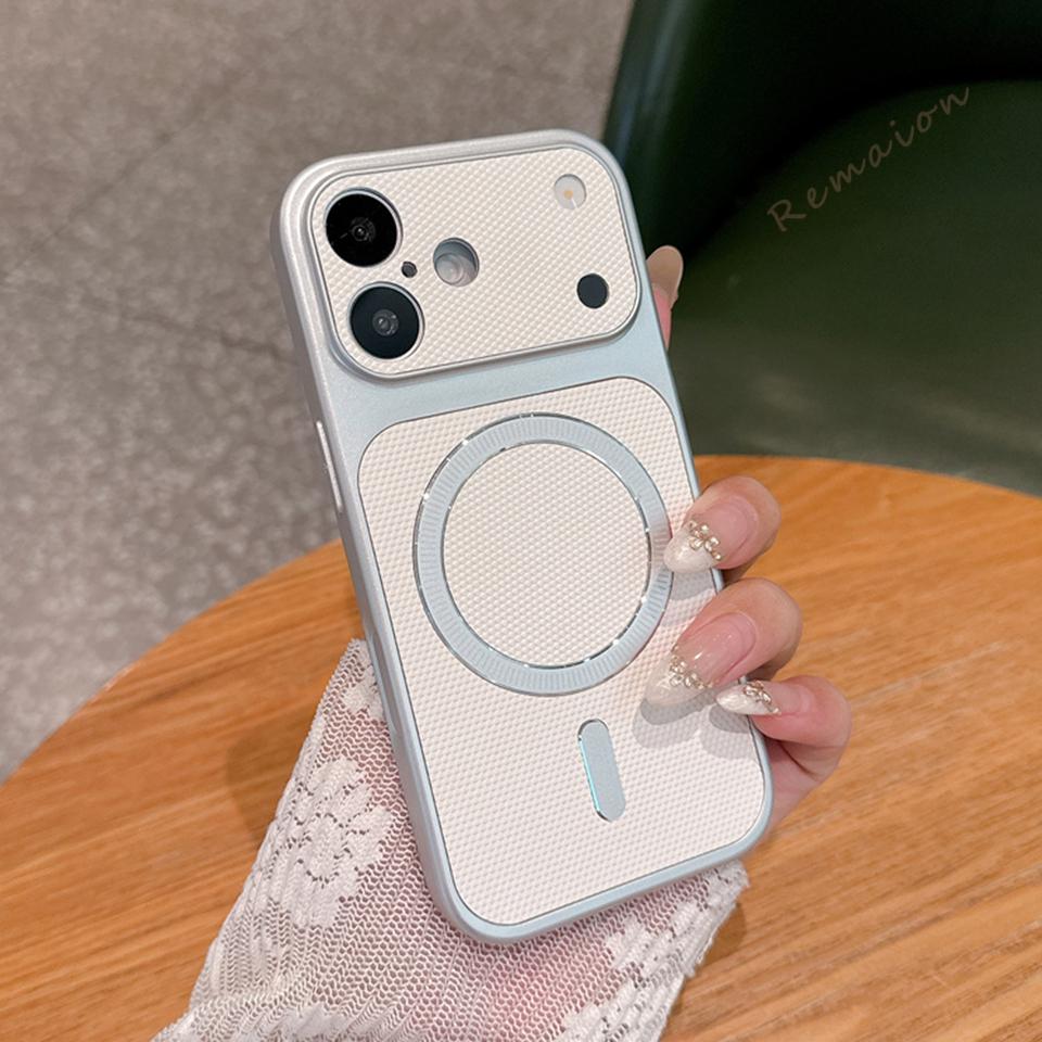 Magnetic Phone Case For iPhone 17 11 12 13 14 15 16 17 Pro Max Magsafe Official Charging Shockproof Protector Cover