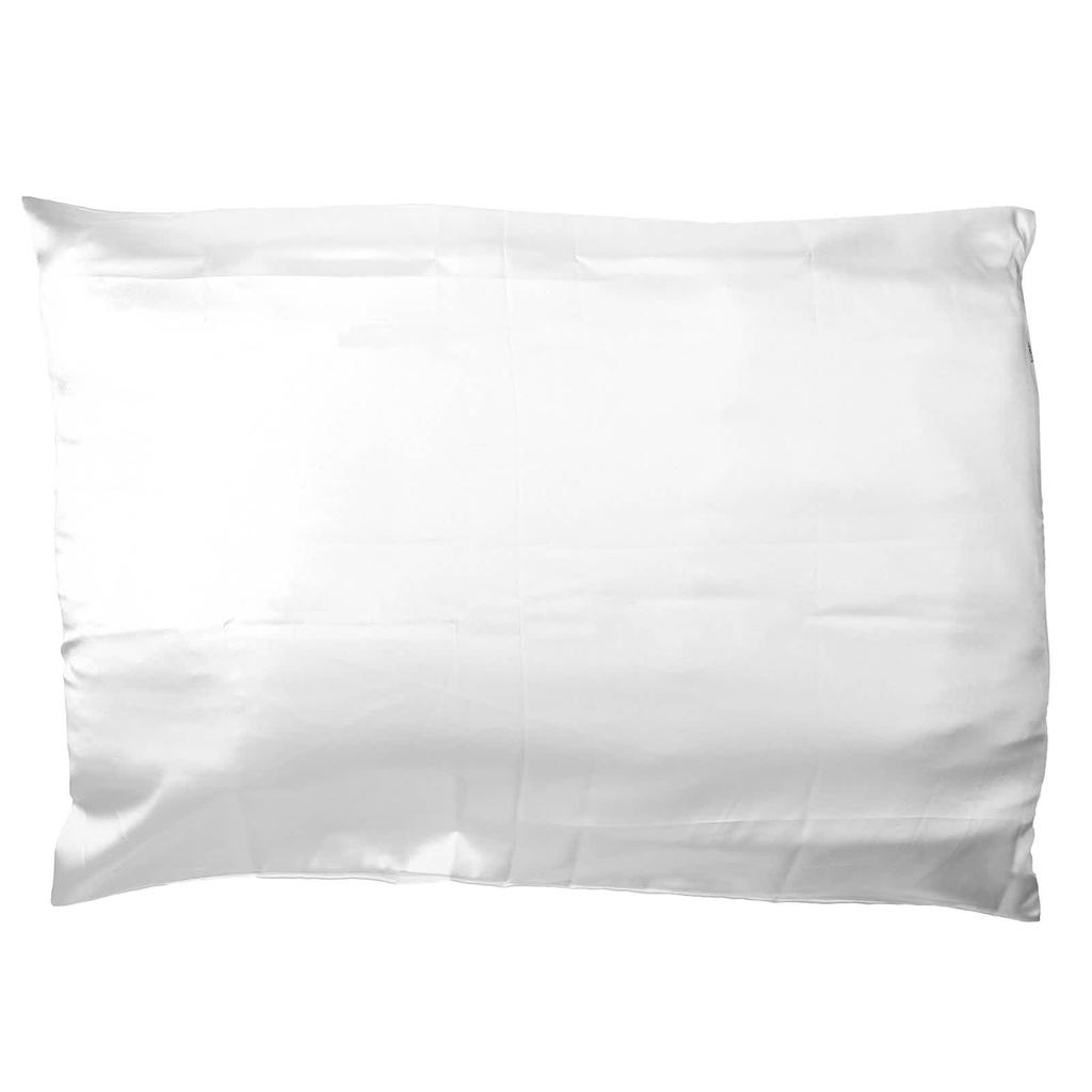 Satin Pillowcase, Standard Size, Ivory, 1 Pillowcase