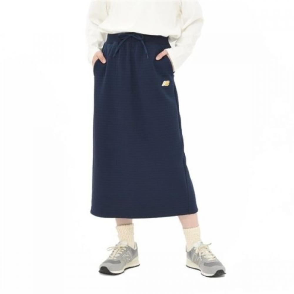 

New Balance Galleria Quilted Knit Skirt Awk45710 Tnv New Balance L