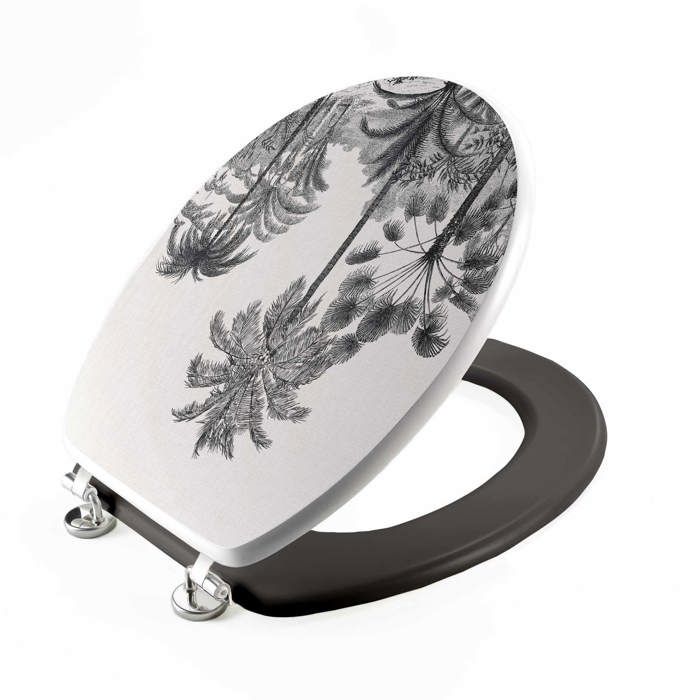 Abattant WC 37 x 46 cm charnieres metal Cocoty