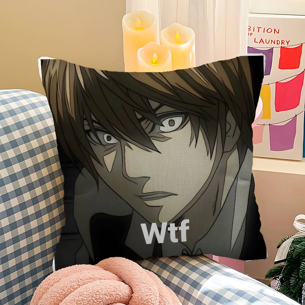 Anime Death Note Lucky Dragon pillow cover sofa cushion cover home room decoration children gift