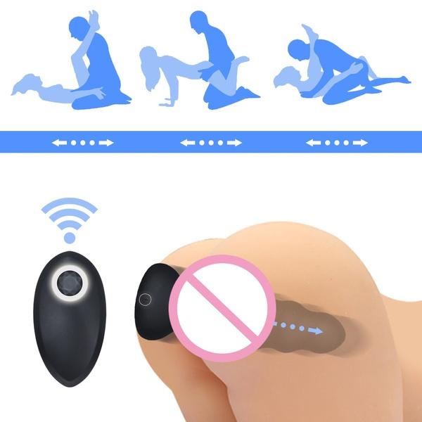 Anal Vibrator For Women Men Butt Plug Prostate Massager Wireless Remote Control Anal Plug Intimate Goods Sex Toys For Adults Gay