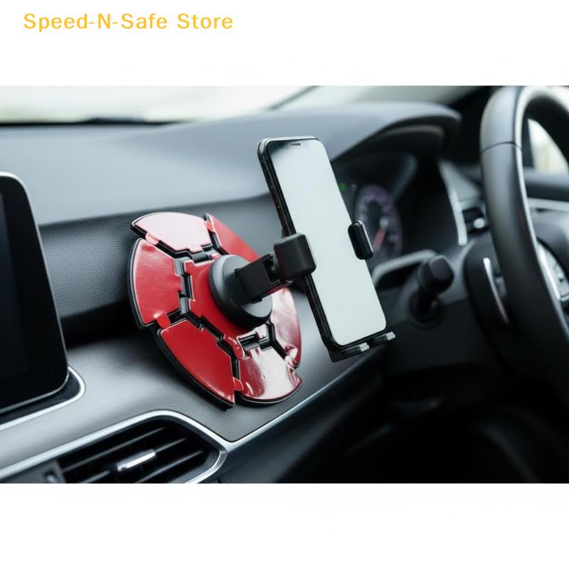 Disco Base Adesiva Sticky Base per Supporto Telefono a Ventosa per Cruscotto Auto Compatibile con Superfici Curve