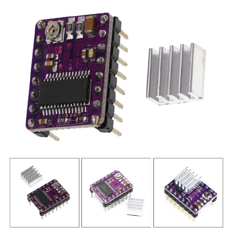 DRV8825 Stepper Motor Driver Module with Heat Sink for 3D Printers Rrerap