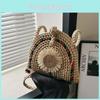 Fashionable Woven Shell Crossbody Bag Chic And Stylish Accessory For Everyday Use