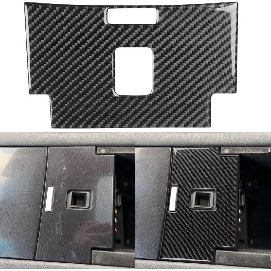 Real Carbon Fiber Compatible with Ford Taurus SEL/Limited/SE/SHO 2013-2019 2014 2015 2016 2017 2018 Accessories Car Door Lock Decoration Trim Cover