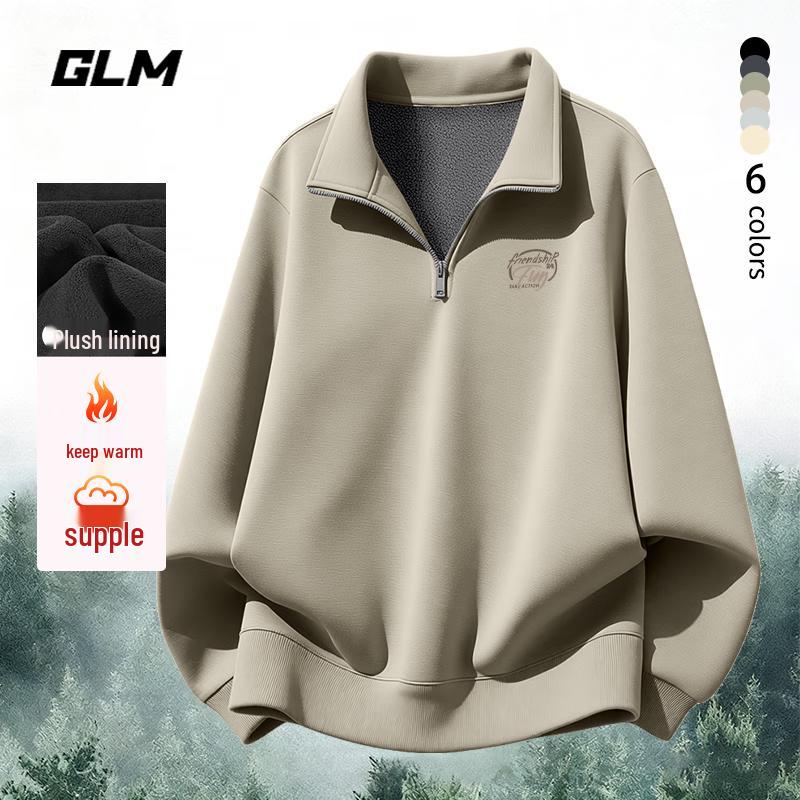 

GLM Men s Winter Fleece Half-Zip Sweatshirt L