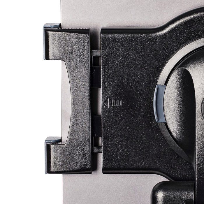 Support tablette - startech - stndtbltmob - noir - réglable en hauteur - roulettes de frein