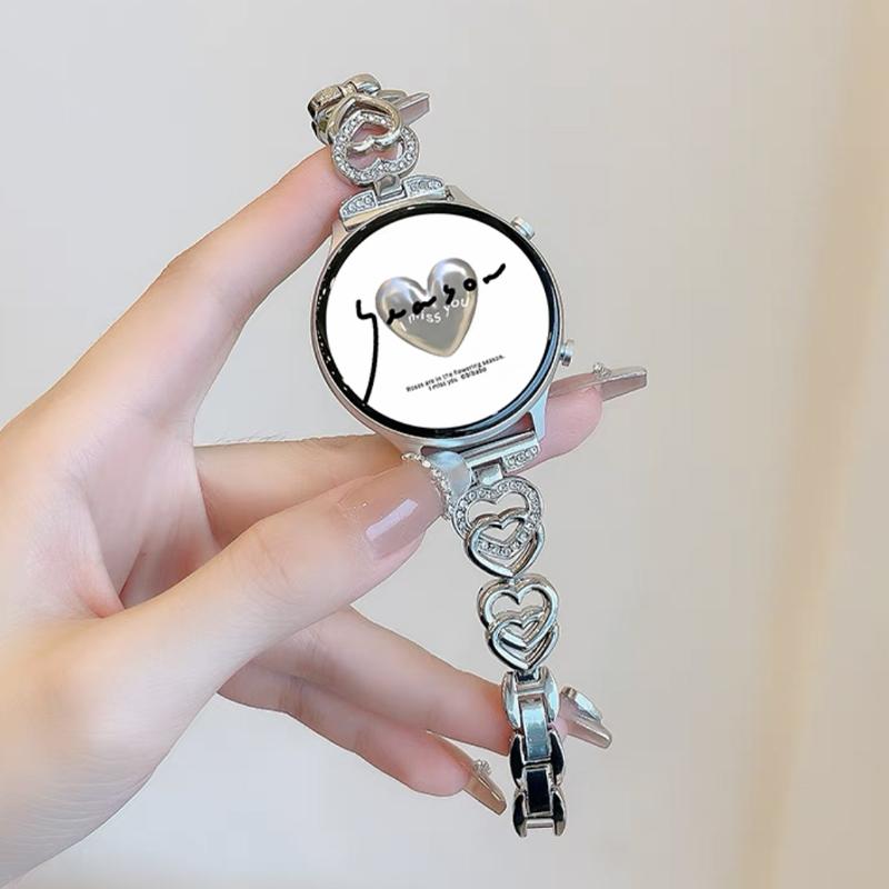 Women Strap For COLMI M40 M41 M42 V31 V23 V68 p60 P28 P18 P16 P12 P71 C81 C80 C63 C61 C60 i20 i30 Metal diamond watchband chain