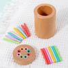Montessori Wooden Color Sorting Cups for Toddlers 1-3 Years – Educational Kindergarten Toy for Color Recognition