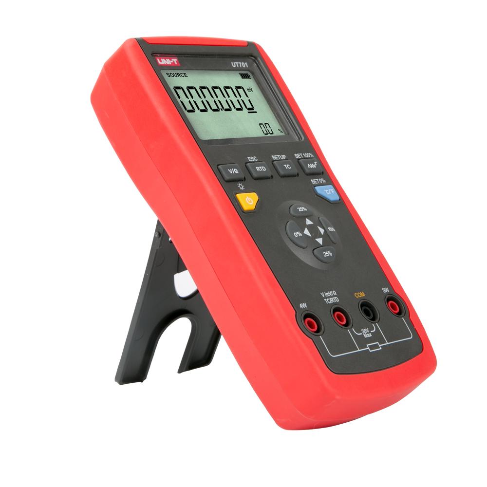  UT701 Temperature Calibrator J/K/T/E/R/S/B/N/Wre RTDs mV ResistanceThermocouple output thermistor output temperature detec