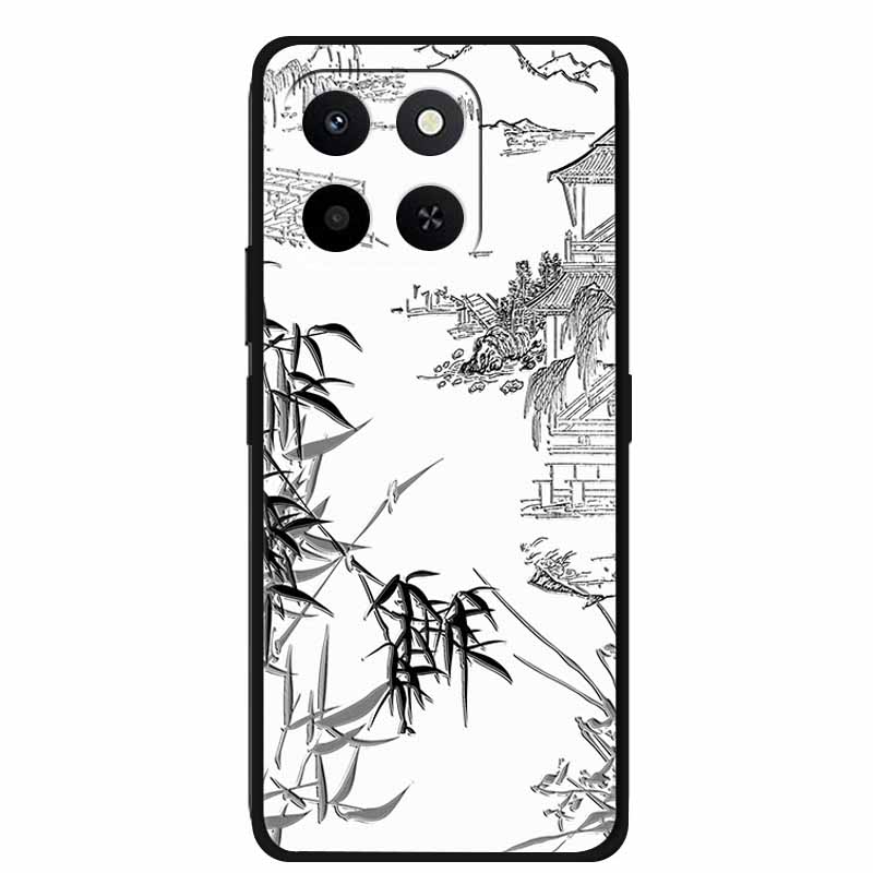 

3D Lovely Phone Case For Honor X7D Honor 400 Smart Honor Play10T 5G Soft Silicone TPU Protector Relief Florals Shell Funda Capa Honor 400 Smart