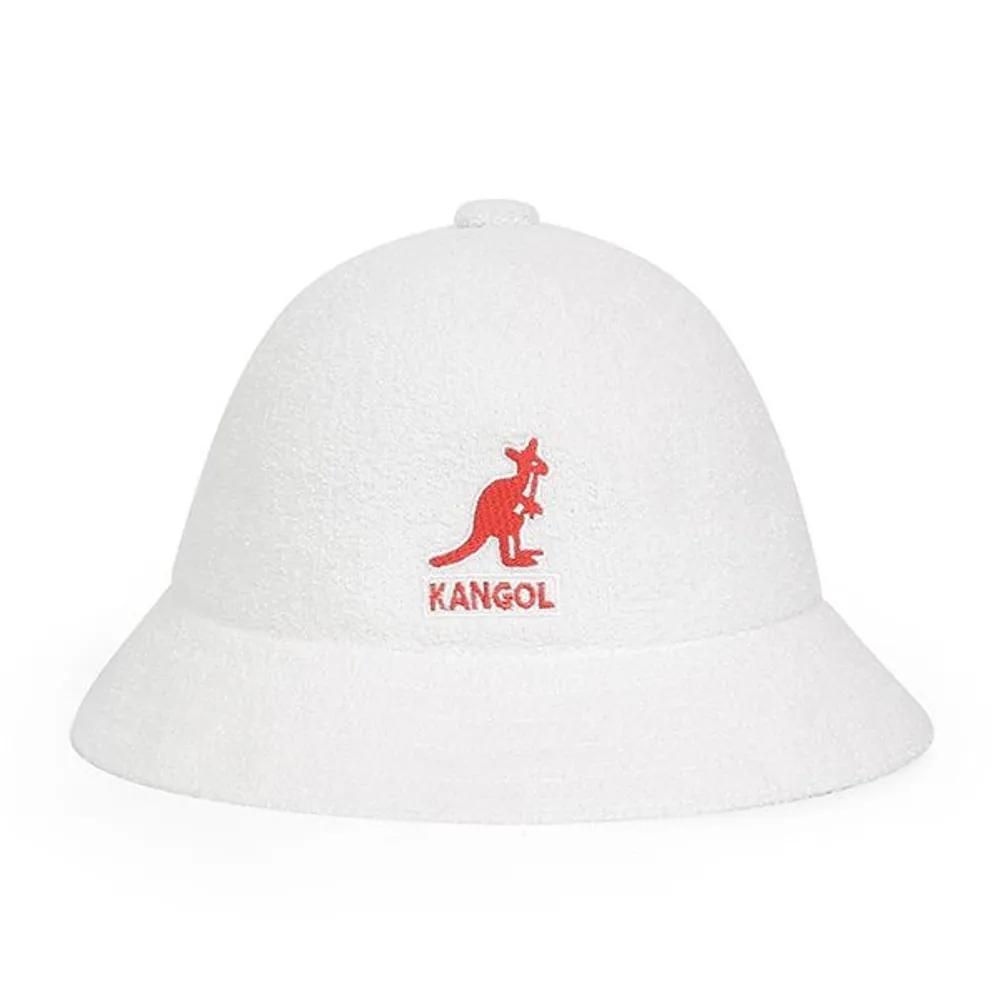 KANGOL K3407 WHITE Bermuda Casual Big Logo Bucket Hat K3407 WHITE (S)