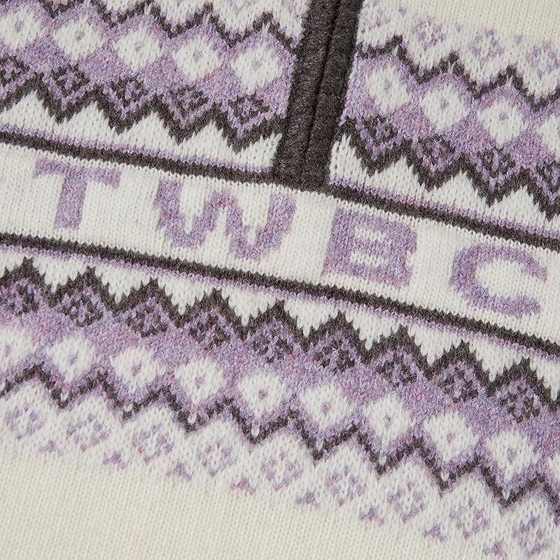 Teenie Weenie Women's Jacquard Polo Knit Sweater