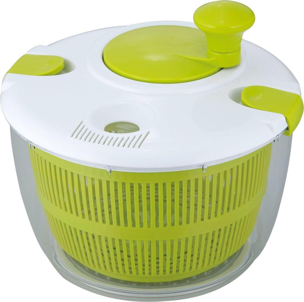 Wahei Freiz Kitchen Assist Salad Spinner, 24cm, for Vegetable Draining, Prep, Vegetables, Noodles, and Macaroni (KR-7339)