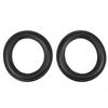 2pcs 6.5" Perforated Rubber Speaker Foam Edge Kit Foam Speaker Surround Replacement Rings for Repair/DIY
