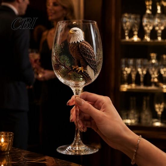 Gift for Mother on Birthday 3D Hummingbird Stemless Goblet, Floral Pattern Elegant Decorative Glass Aesthetic Kitchen Glassware Cup, Garden