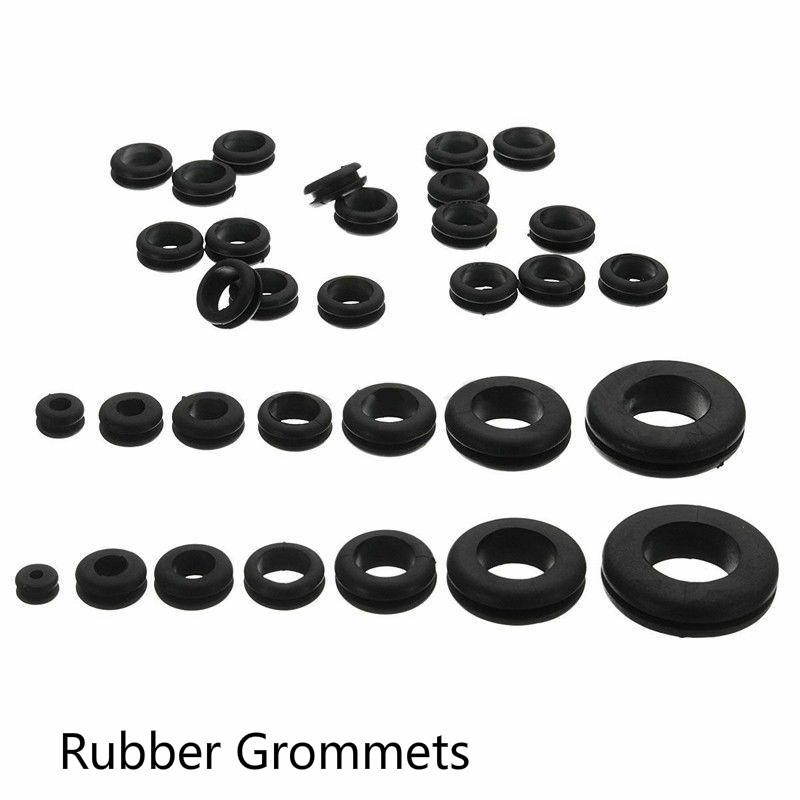 100/180/200pcs Black O Rings Rubber Washer Seals Gasket Grommet Assortment Kit Electrical Gasket O-Rings Seals Tools Set