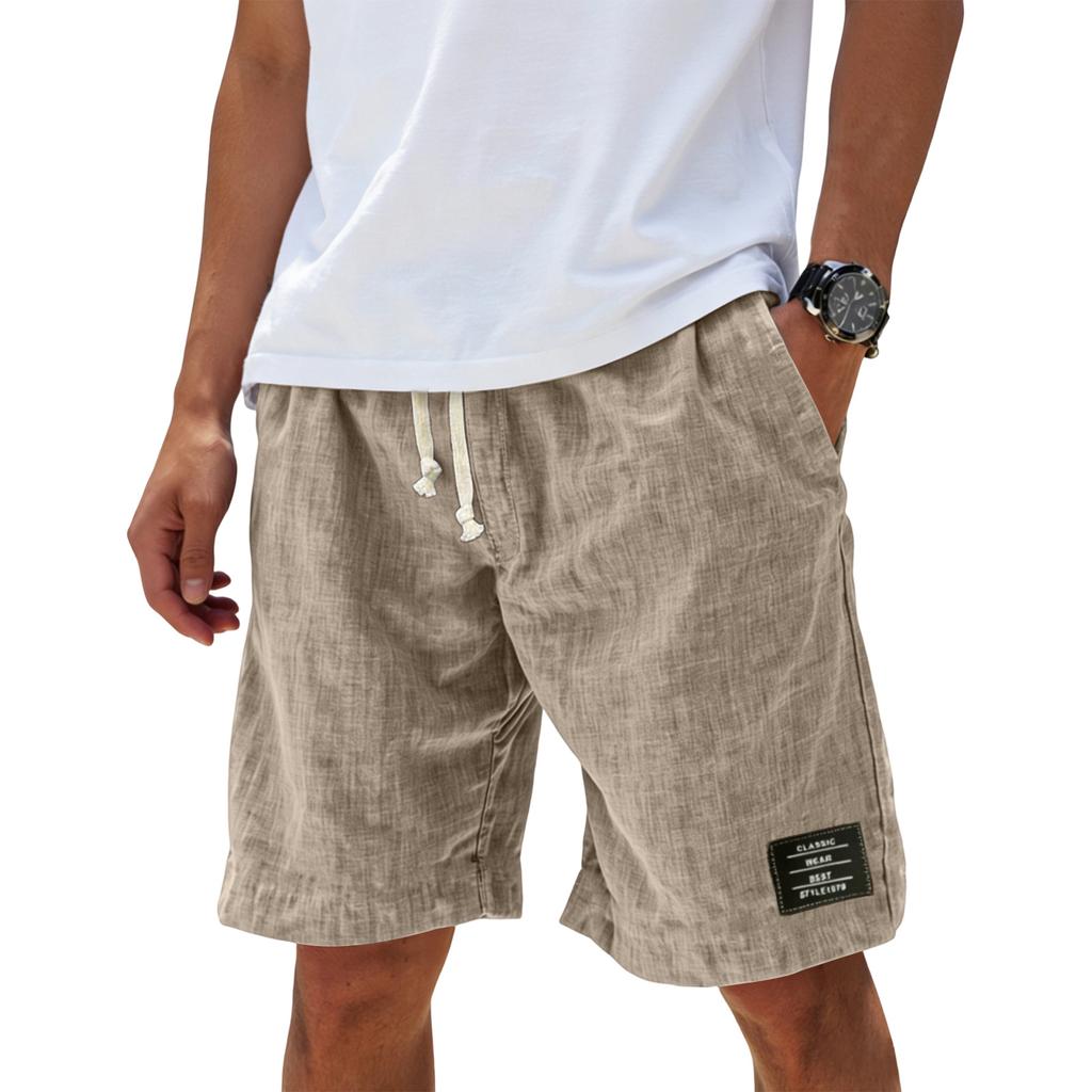 Men's Summer Casual Shorts Men's Fashion Sports Textured Shorts