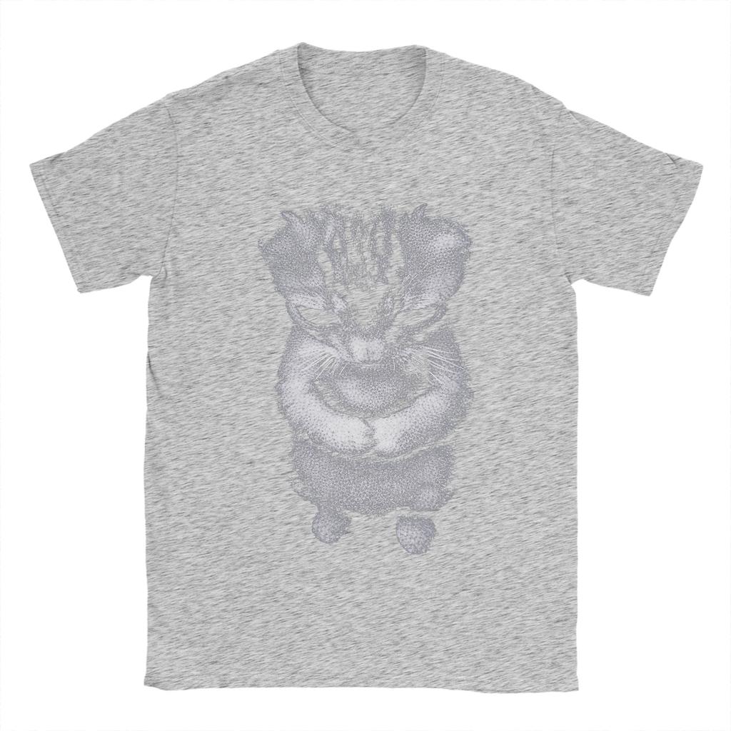 Unisexs TShirts Funny Cute Sad Crying Cat Meme Amazing 100 Cotton Tees Short Sleeve El Gato Munchkin Kitten Art T Shirt Clothing
