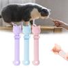 Dog Food Spoon Squeeze Treat Cats Spoon Squeeze Clip Food Feeding Spoon MultiFunction Long Handle Pet Spoon