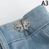 New Bowknot Button Adjuster For Pants And Skirts Waist Tightener Adjustable Waist Buckle For Jeans No Sewing Required