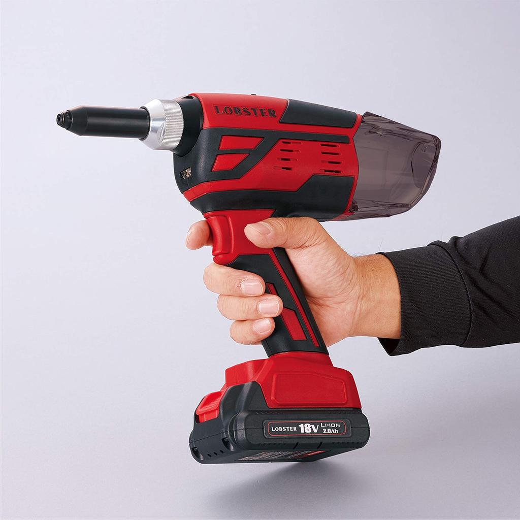 Premium Lobtex Cordless Riveter R2B1 (Lobtex) Battery and charger included