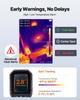 Thermal Camera, 320 X 240 TISR Super Resolution, Thermal Imaging Camera with 2MP Visual Camera, 256 X 192 IR Resolution, 25 HZ Refresh Rate, -4°F To
